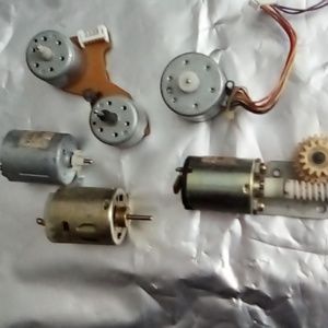 Miscellaneous Vdc motors for the Hobbyist. New and used.